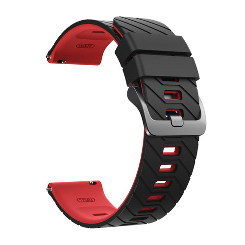 Correa deportiva de sarga Xiaomi Watch 2 (negro/rojo)