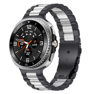 Samsung Galaxy Watch 8 Classic Steel Strap (Black/Silver)