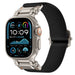 Apple Watch 'Explorer' Polyester Strap (Black with Titanium)