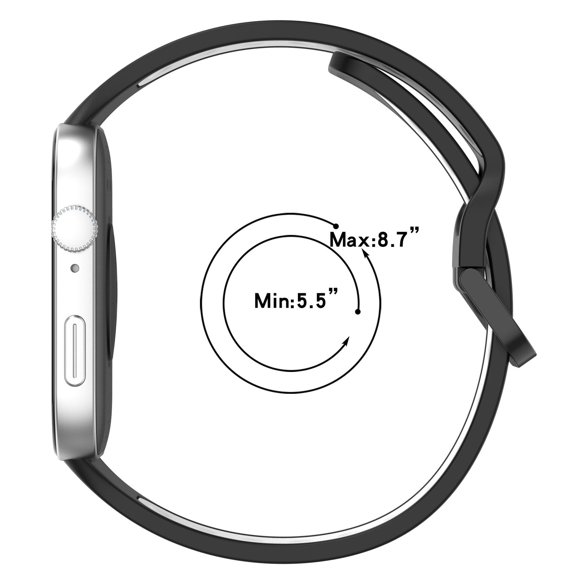 Huawei Watch Fit 3 Sport Strap (Black/Red)