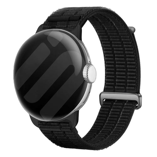 Google Pixel Watch 5 - 45mm Nylon Air Strap (Black)