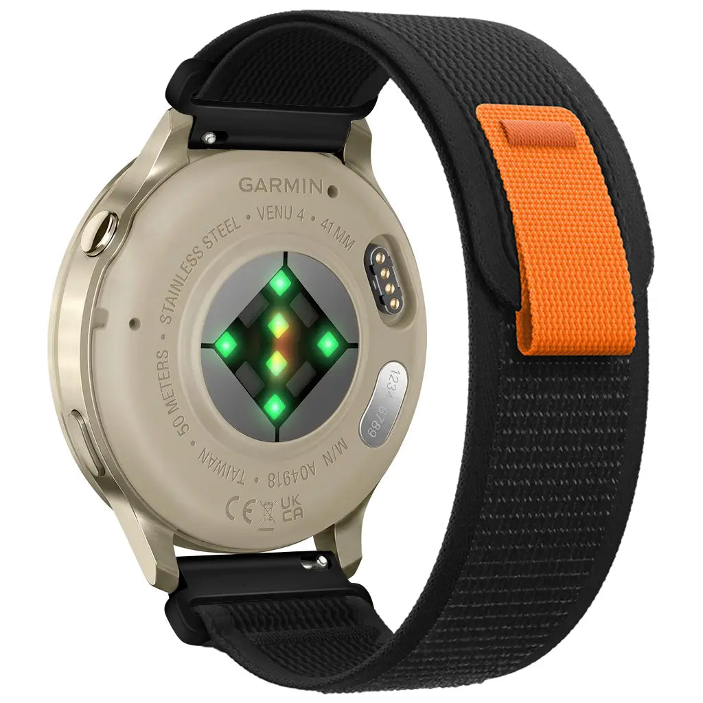 Correa nylon trail Garmin Vivoactive 6 (negro)