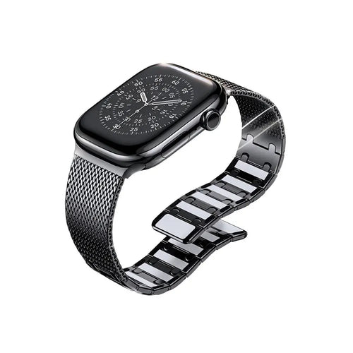 Apple Watch Solid Milanese Strap (Black)