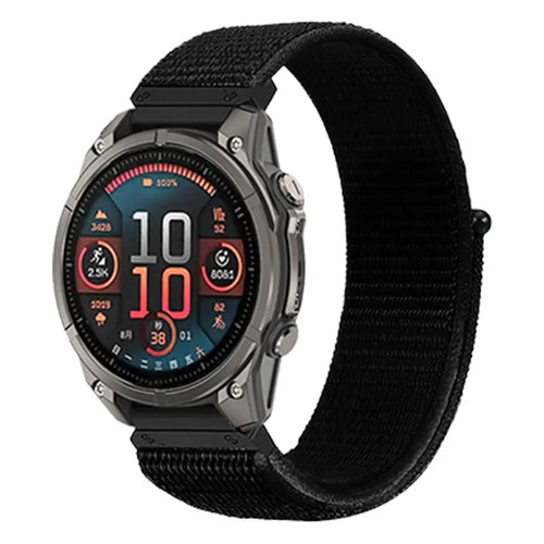Correa nylon premium Garmin Epix Pro (Gen 2) 51mm (negro)