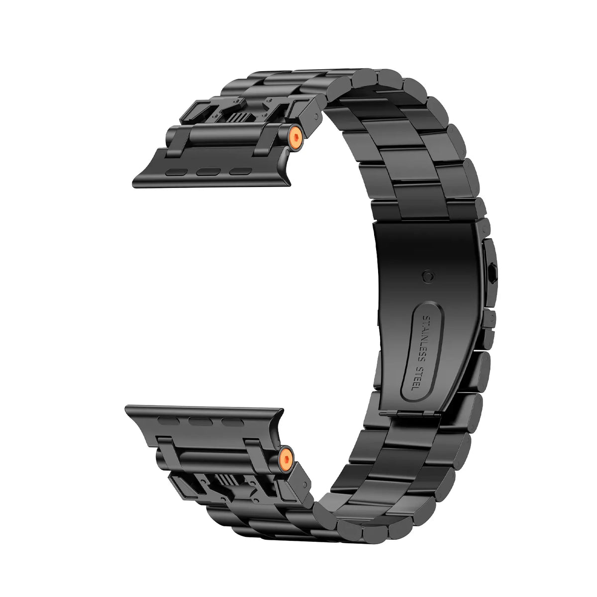 Apple Watch Mecha Steel Strap (Black)