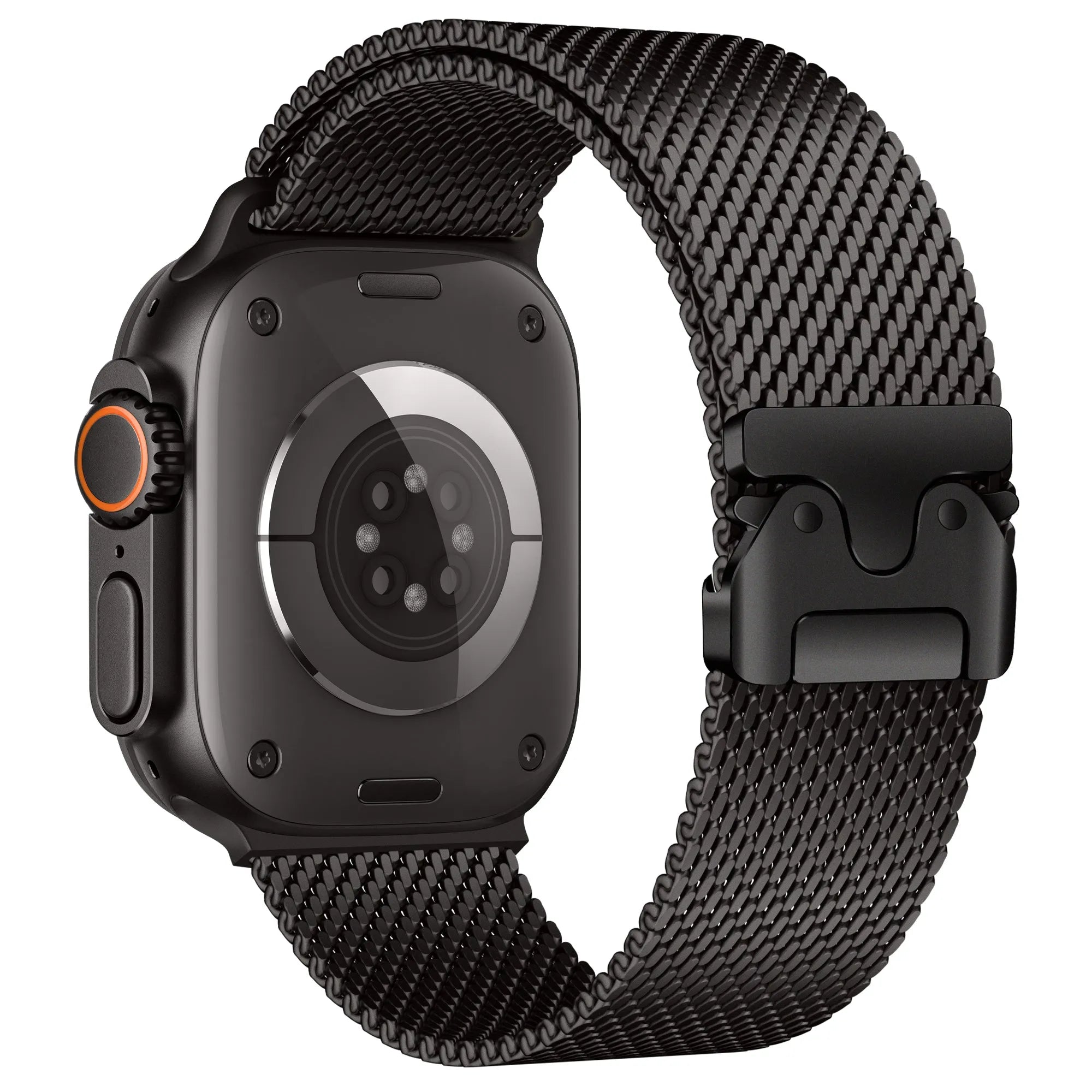 Correa Milanesa moderna Apple Watch (negro)