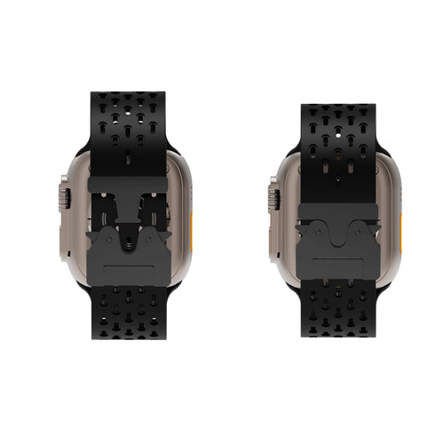 Correa silicona air con P-buckle Apple Watch (negra)