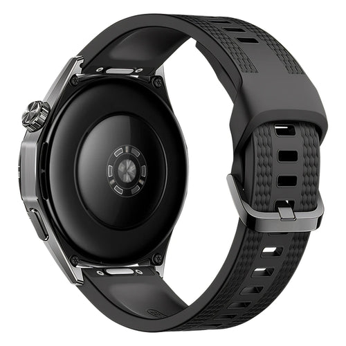 ICE Smart 2.0 Rectangular 1.96 One Push Silicone Strap (Black)