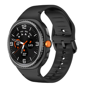 Samsung Galaxy Watch 8 Classic Silicone Strap (Black)