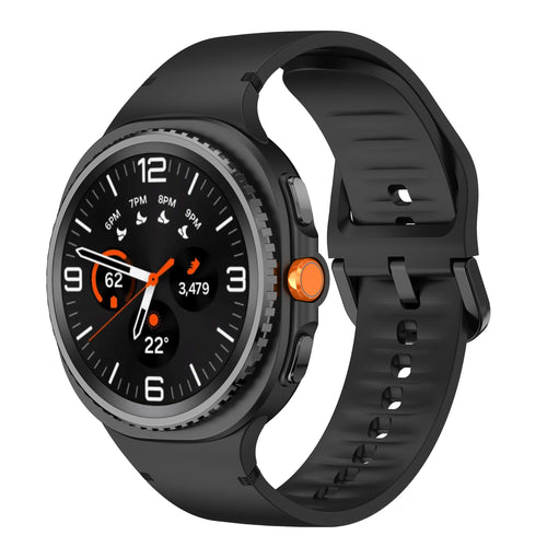 Samsung Galaxy Watch 8 Classic Silicone Strap (Black)