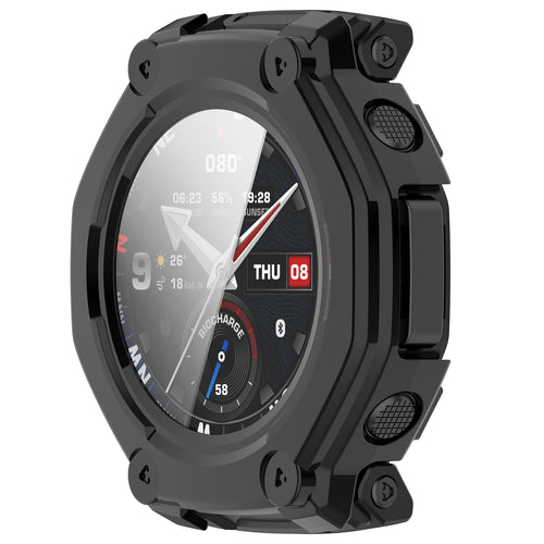 Funda PC con cristal Amazfit T-Rex 3 Pro - 44mm (negro)