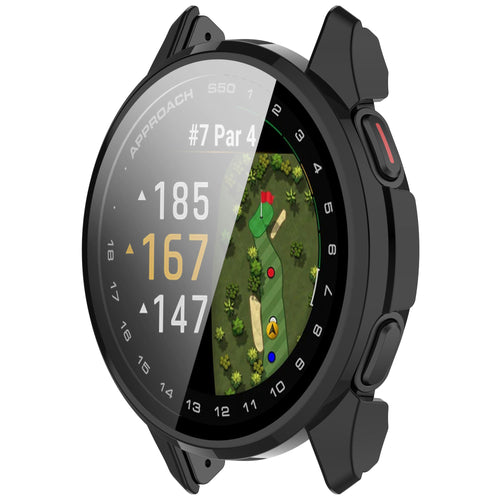 Funda con vidrio Garmin Approach S60 (negro)