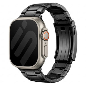 Correa titanio ajustable Apple Watch (negro)