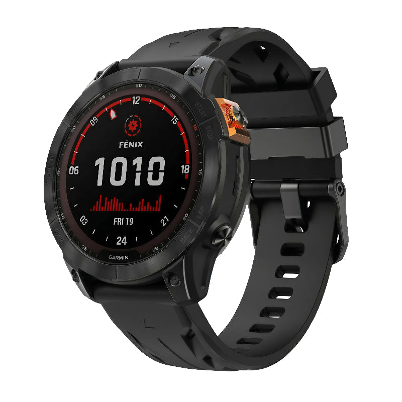 Correa silicona race Garmin Epix Pro (Gen 2) 51mm (negro)
