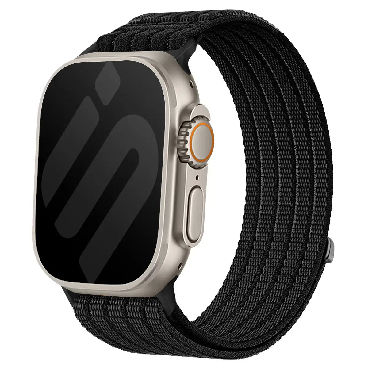 Apple Watch - Ultra Thin Nylon Strap (Black)