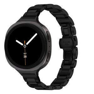 Samsung Galaxy Watch 8 - 44mm Slimfit Steel Strap (Black)