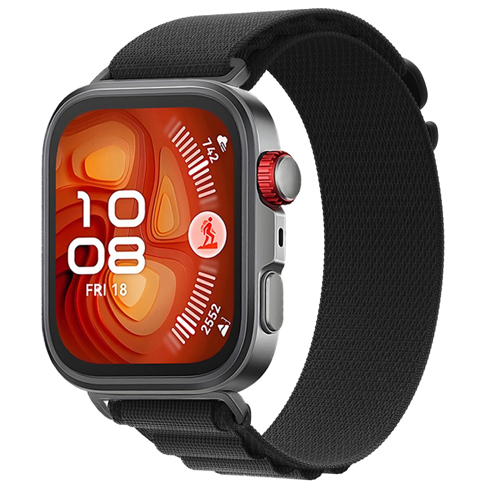 Correa Alpine nylon Huawei Watch Fit 4 Pro (negro)