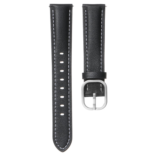 Withings Steel HR - 36mm Square Leather Strap (Black)