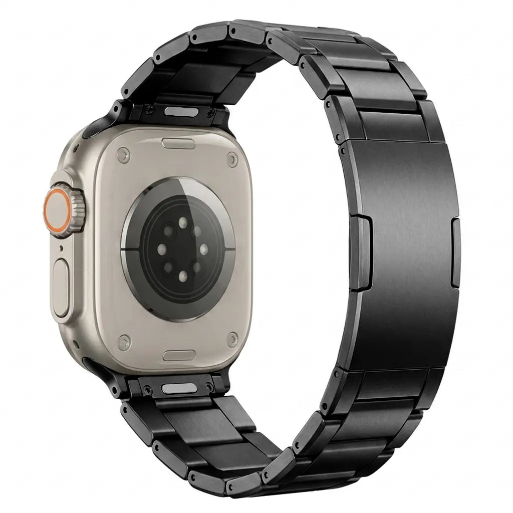 Correa titanio refinado Apple Watch (negro)