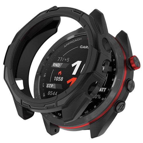 Funda resistente TPU Garmin Approach S70 - 42mm (negro)