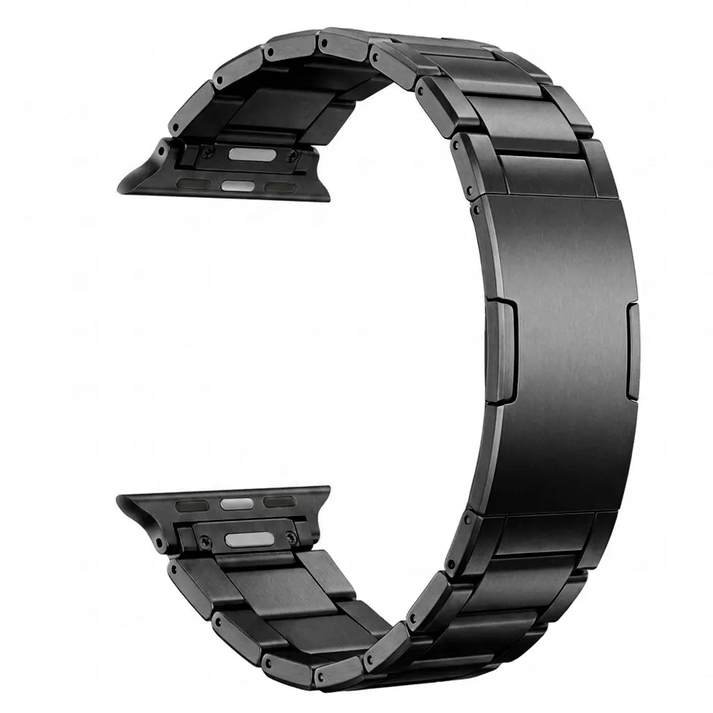 Correa titanio refinado Apple Watch (negro)