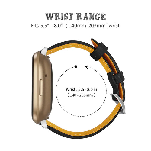 Slim Leather Strap, black