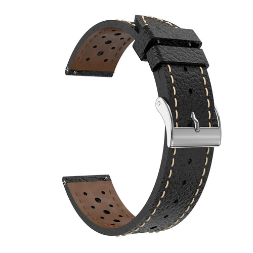 Correa cuero zephyr Huawei Watch 3 (Pro) (negro)