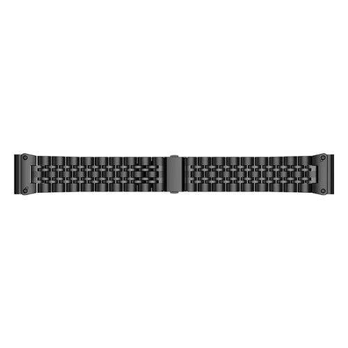 Correa acero '7 beads' premium Garmin Approach S60 (negro)