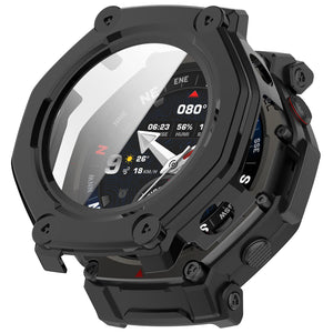 Funda PC con cristal Amazfit T-Rex 3 Pro - 44mm (negro)