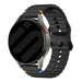 ICE Smart TKS Rectangular 1.41 Wave Silicone Strap (Black)