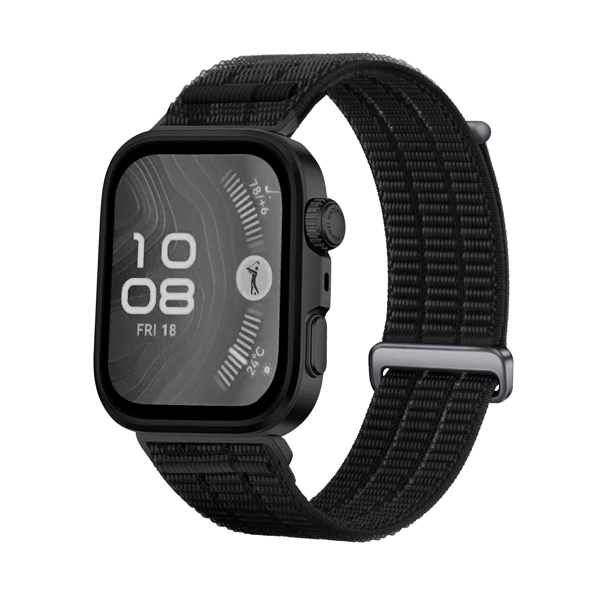 Huawei Watch Fit 4 Nylon Air Strap (Black)