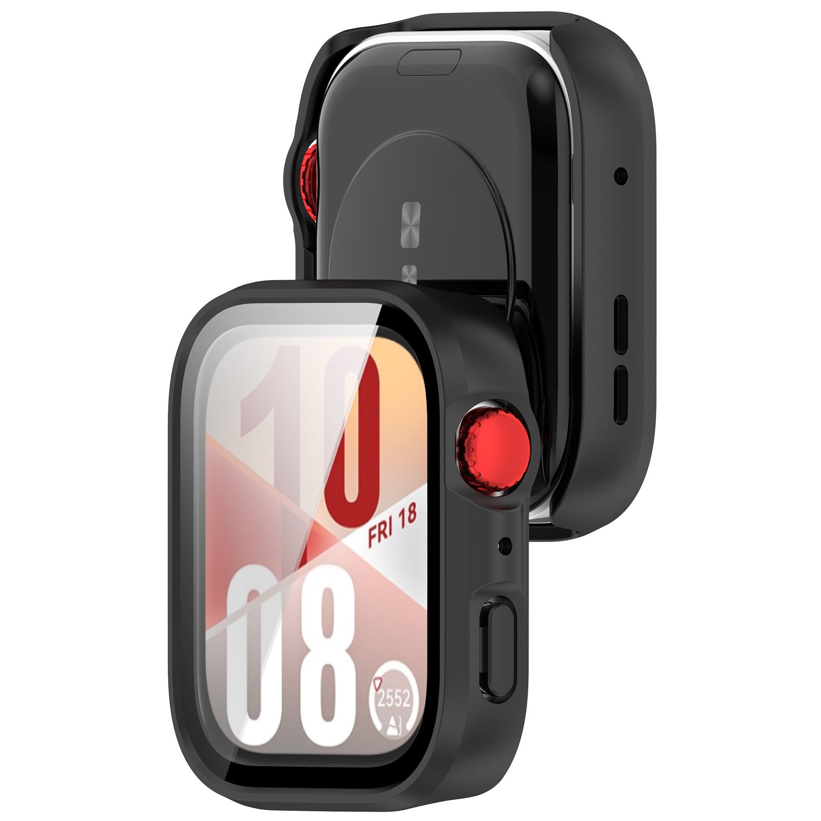 Huawei Watch Fit 4 Hard Case with Glass (Black)