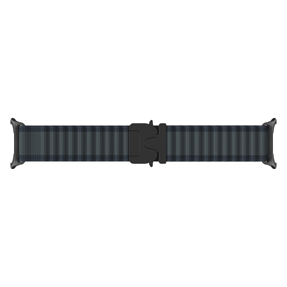 Samsung Galaxy Watch 8 Classic Outdoor Nylon Strap with P-Buckle (Black with Black)