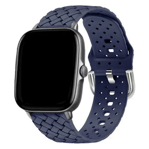 Correa silicona tejida Xiaomi Amazfit Bip (azul oscuro)
