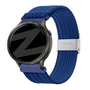 Bandz Correa nylon trenzada Garmin Vivoactive 3 (azul)