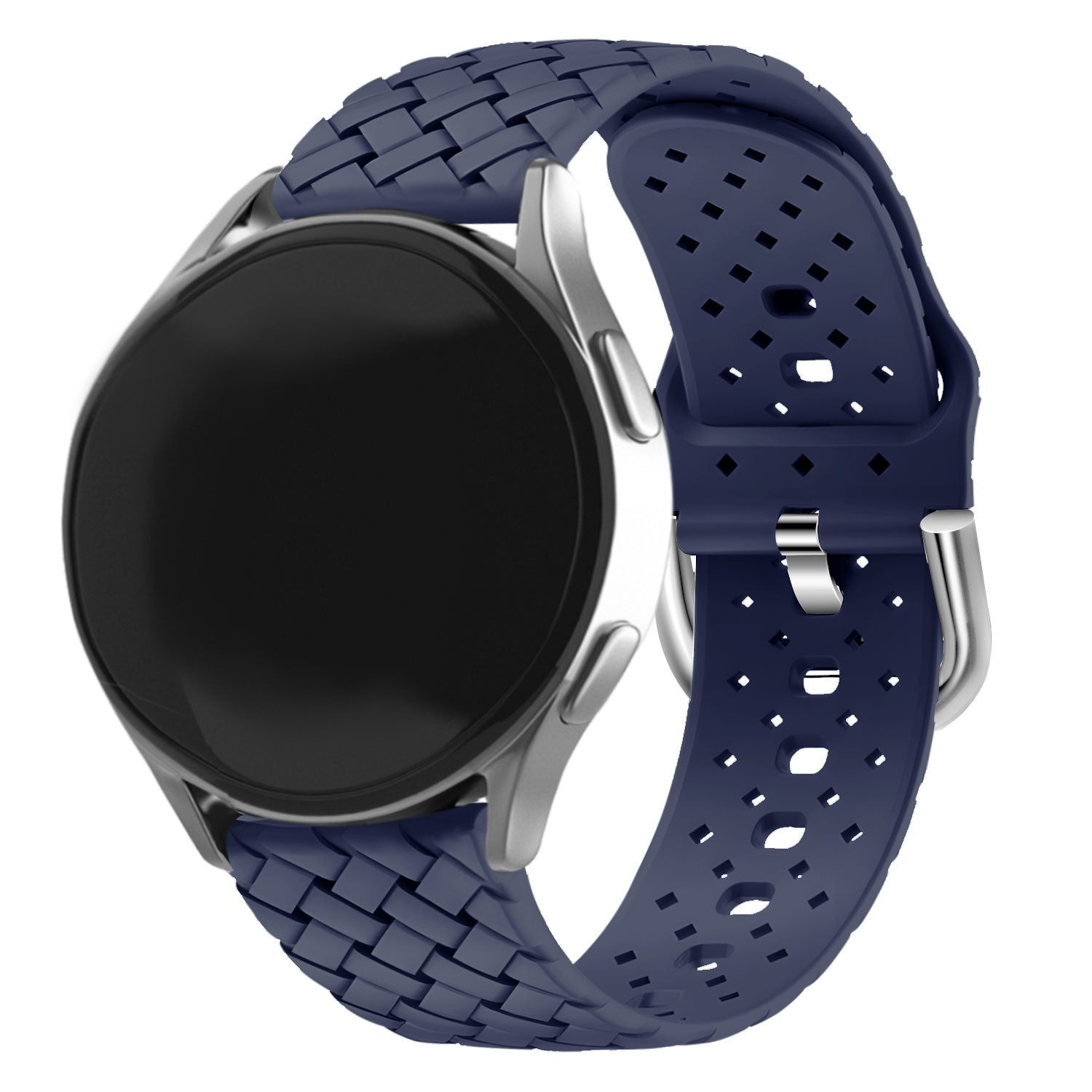 Correa silicona tejida Huawei Watch GT 3 42mm (azul oscuro)