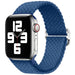 Correa nylon fruncido Apple Watch (azul)