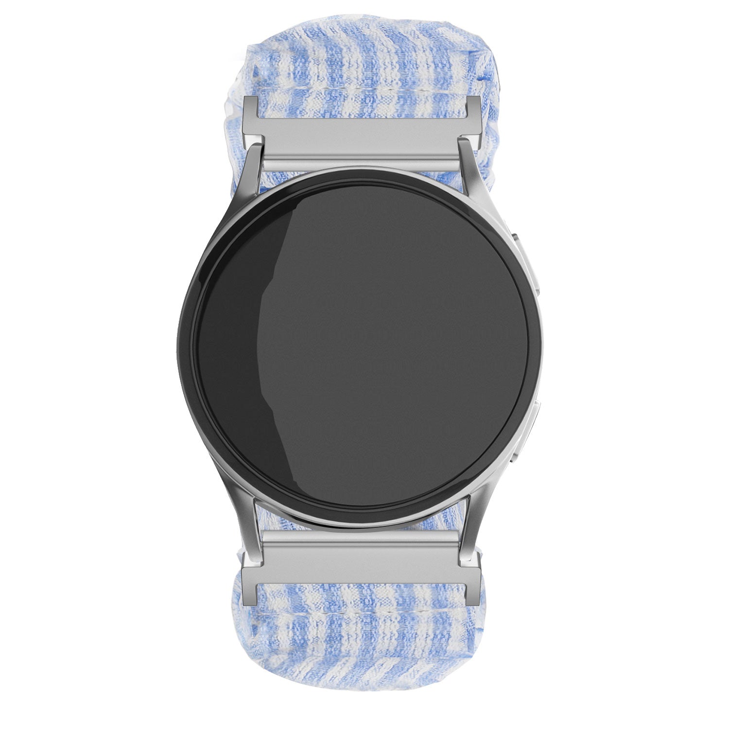 Samsung Galaxy Watch 3 41mm Scrunchie Strap (Striped Blue)