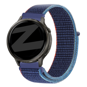 Bandz Correa nylon Loop Garmin Vivoactive 3 (azul oscuro mix)