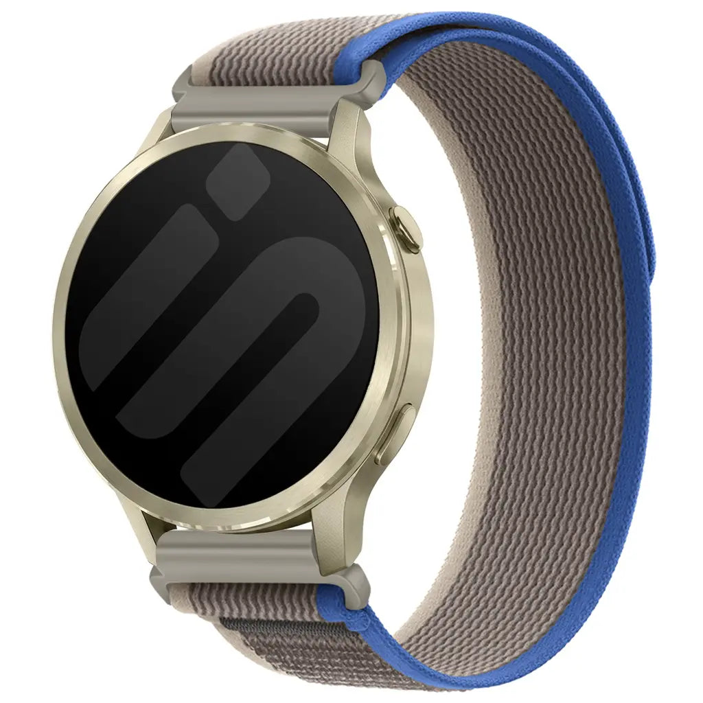 Garmin Venu Trail Nylon Strap (Grey/Blue)