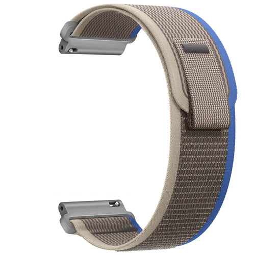 Correa nylon trail Huawei Watch GT 7 Pro (gris/azul)