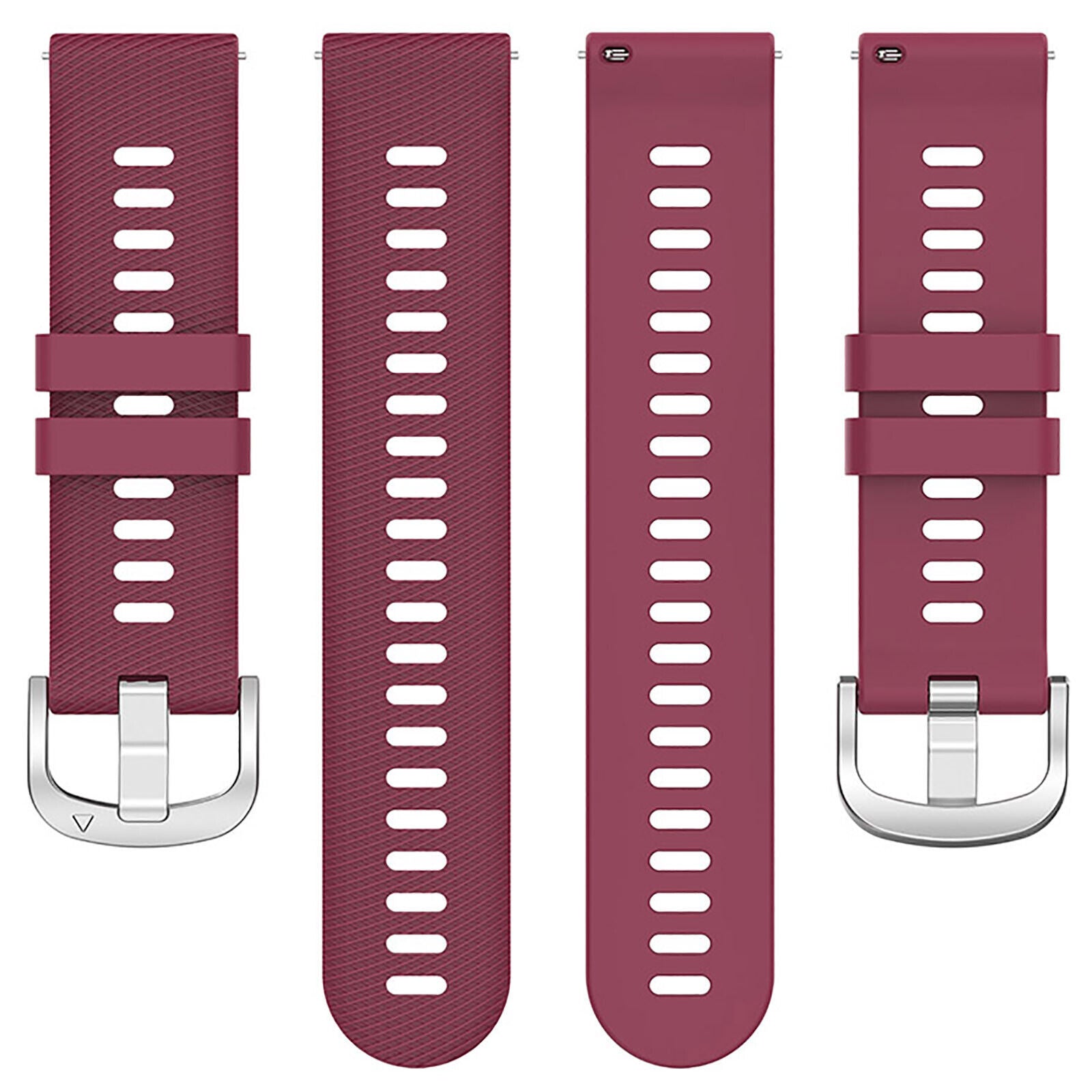 Garmin Vivomove Trend Silicone Strap (Wine Red)