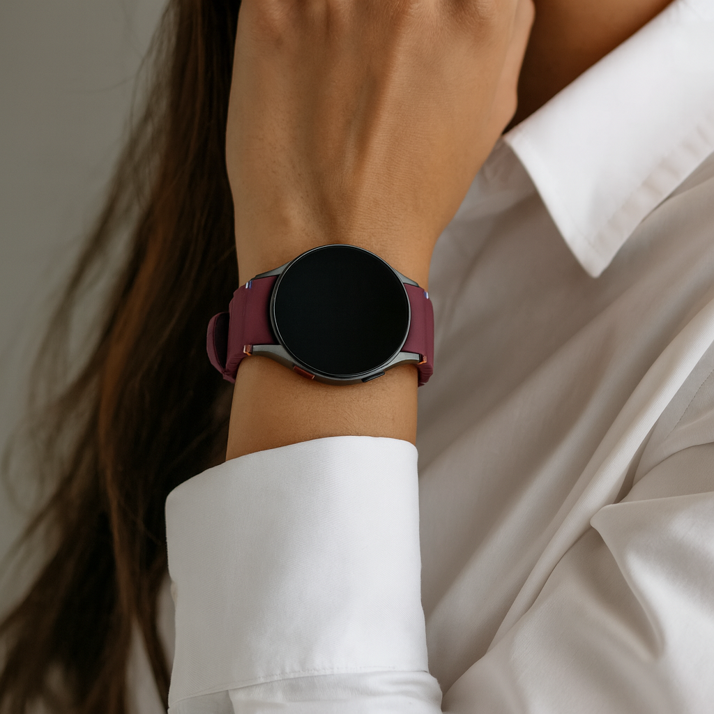 Correa Wave Samsung Galaxy Watch 4 Classic 46mm (rojo vino)