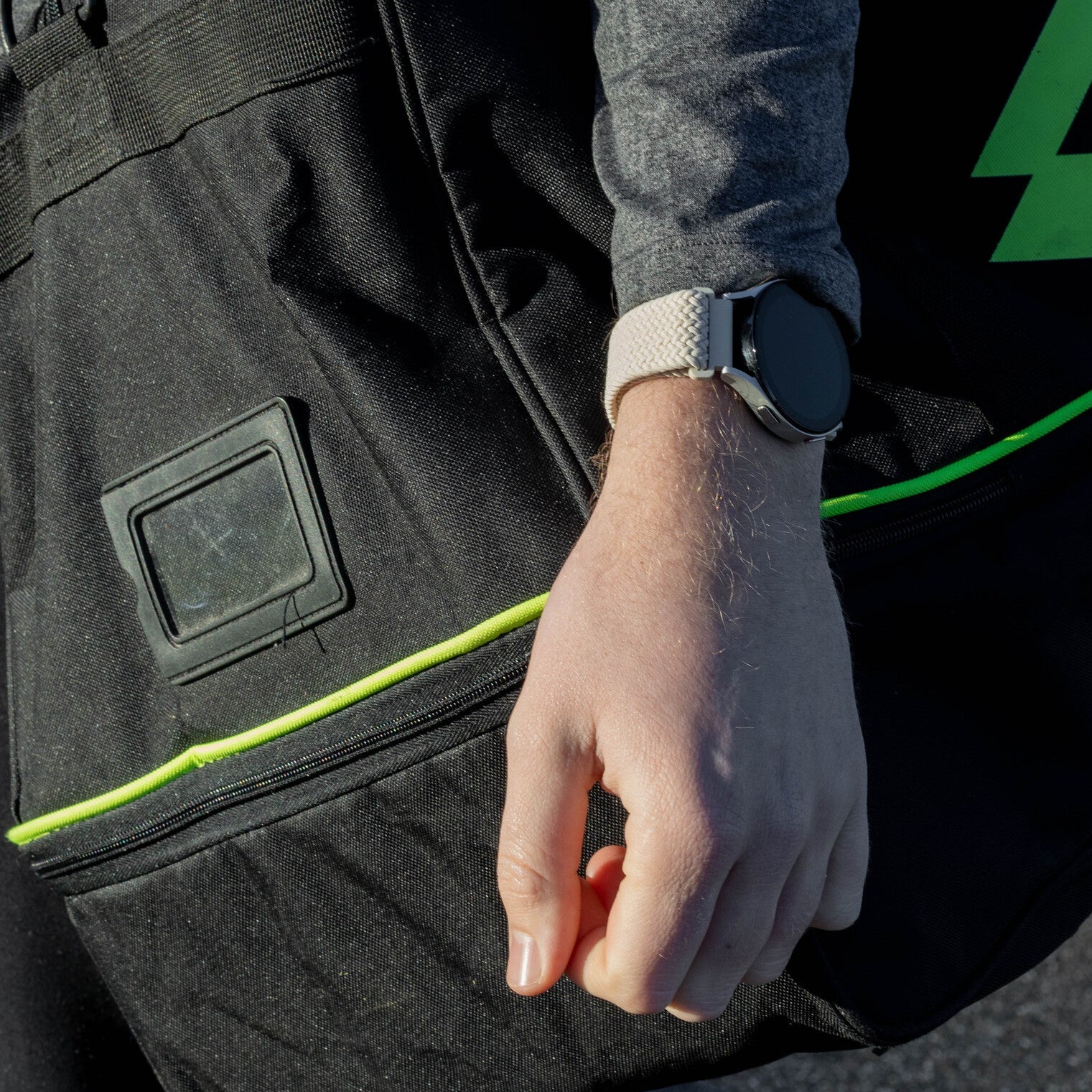 Correa trenzada Samsung Galaxy Watch 5 Pro con hebilla P (blanco estrella)