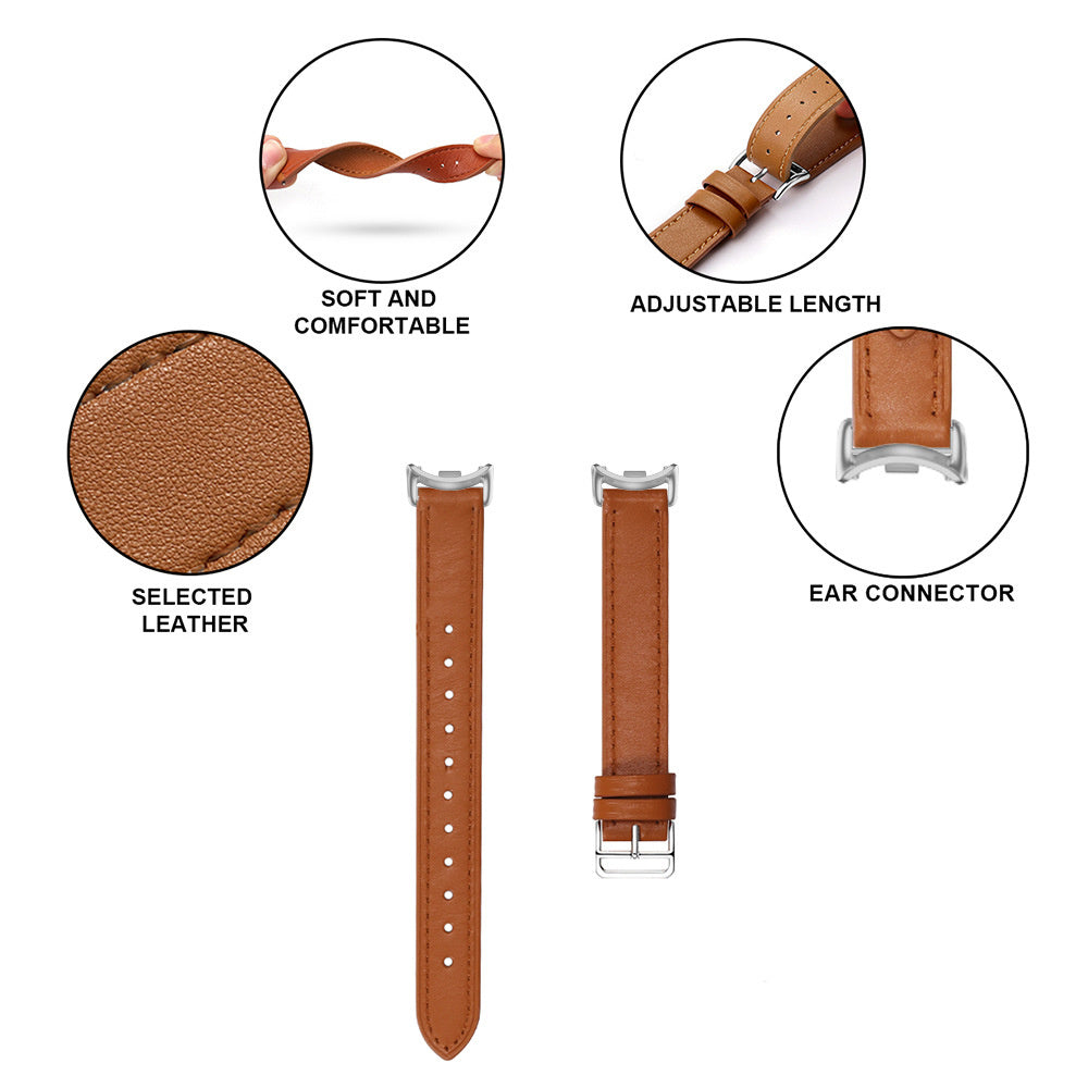 Xiaomi Smart Band 10 Leather Strap (Brown)