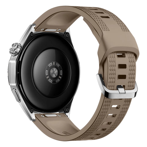 ICE Smart TKS Rectangular 1.41 One Push Silicone Strap (Brown)