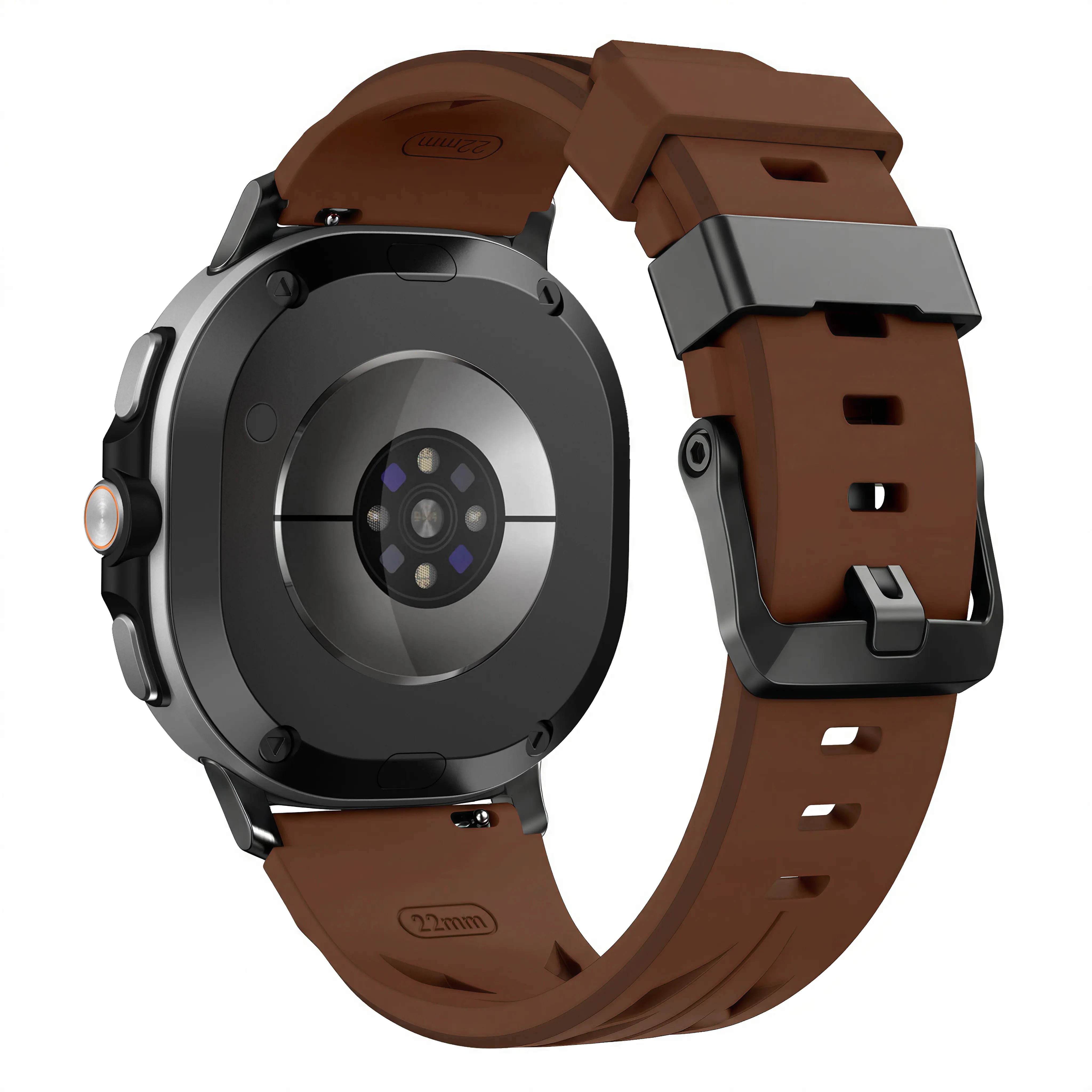 Correa silicona race Samsung Galaxy Watch 8 Classic (marrón)