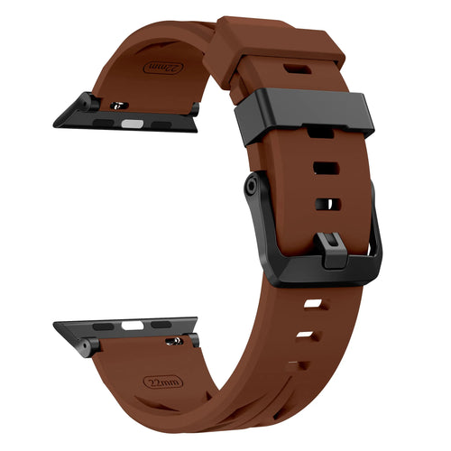 Correa silicona race Apple Watch (marrón)