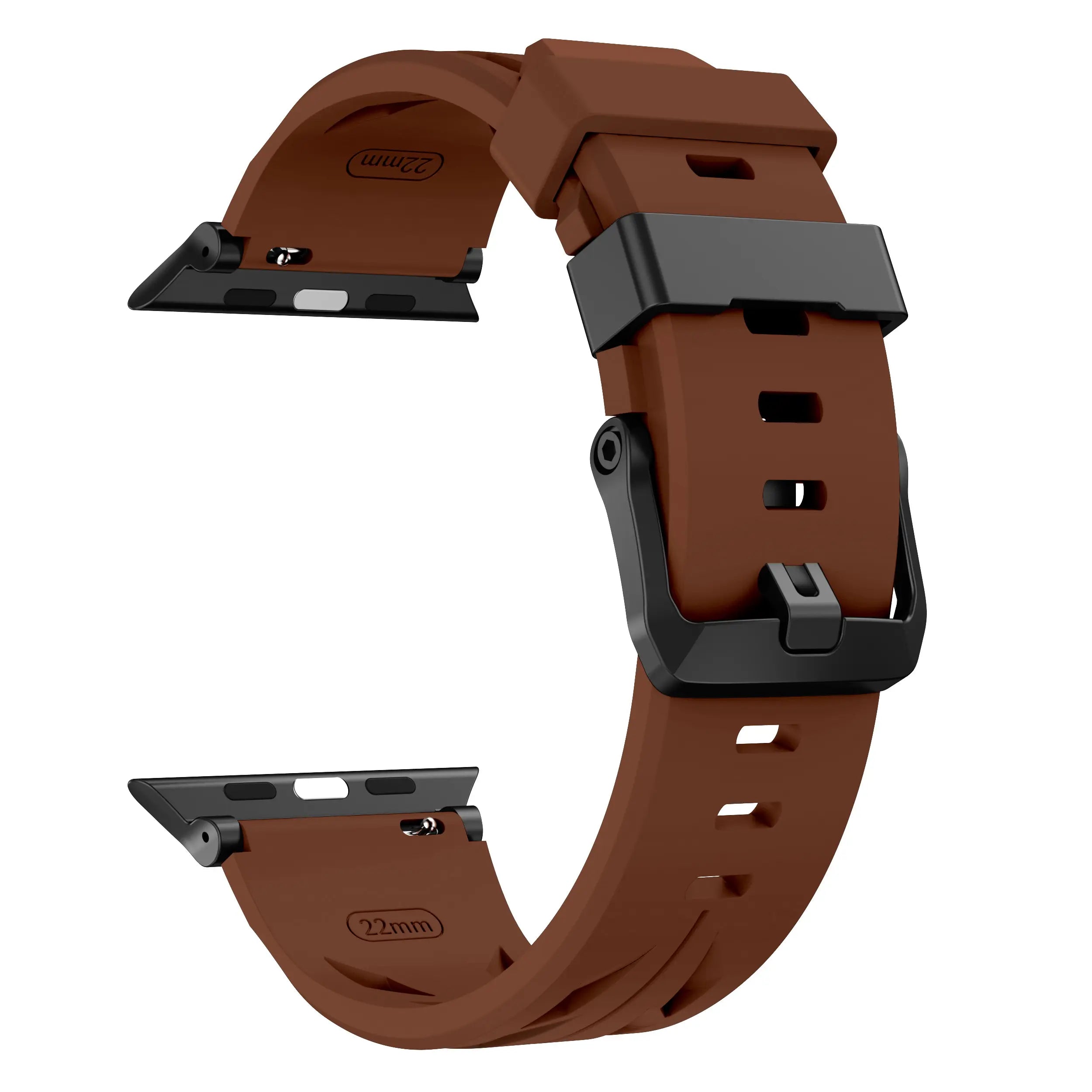 Correa silicona race Apple Watch (marrón)