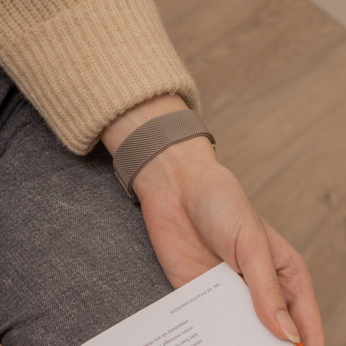 Correa milanesa Garmin Forerunner 245 (chapán dorado)